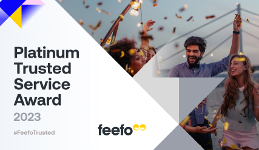 Feefo Platinum Trusted Service Award