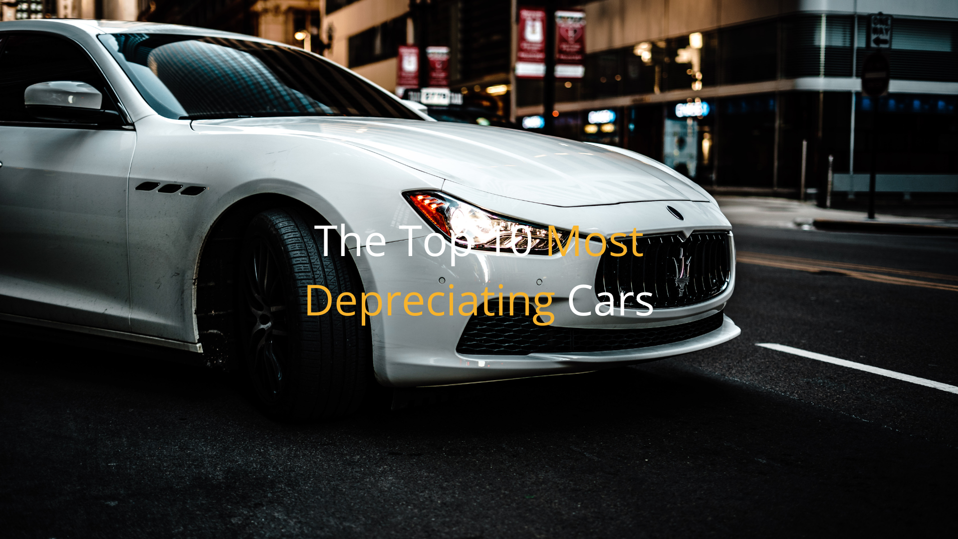 The Top 10 Most Depreciating Cars