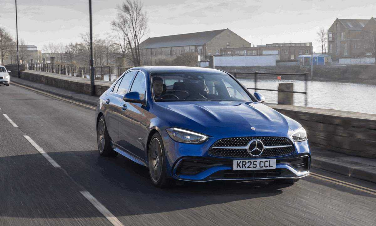 Mercedes C Class Driving