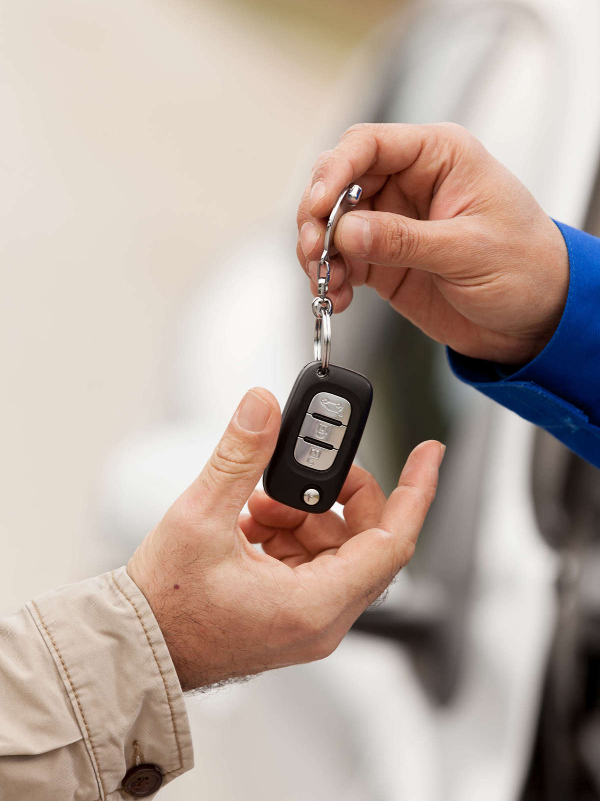 Handing keys over