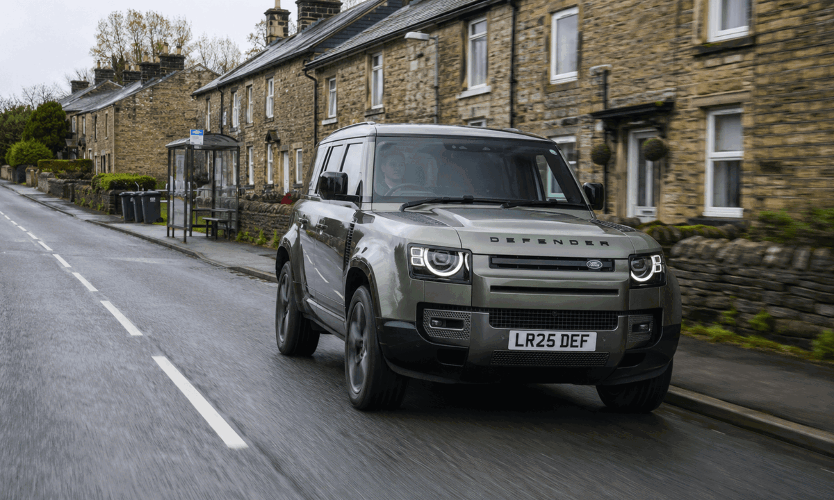 Land Rover Defender Driving
