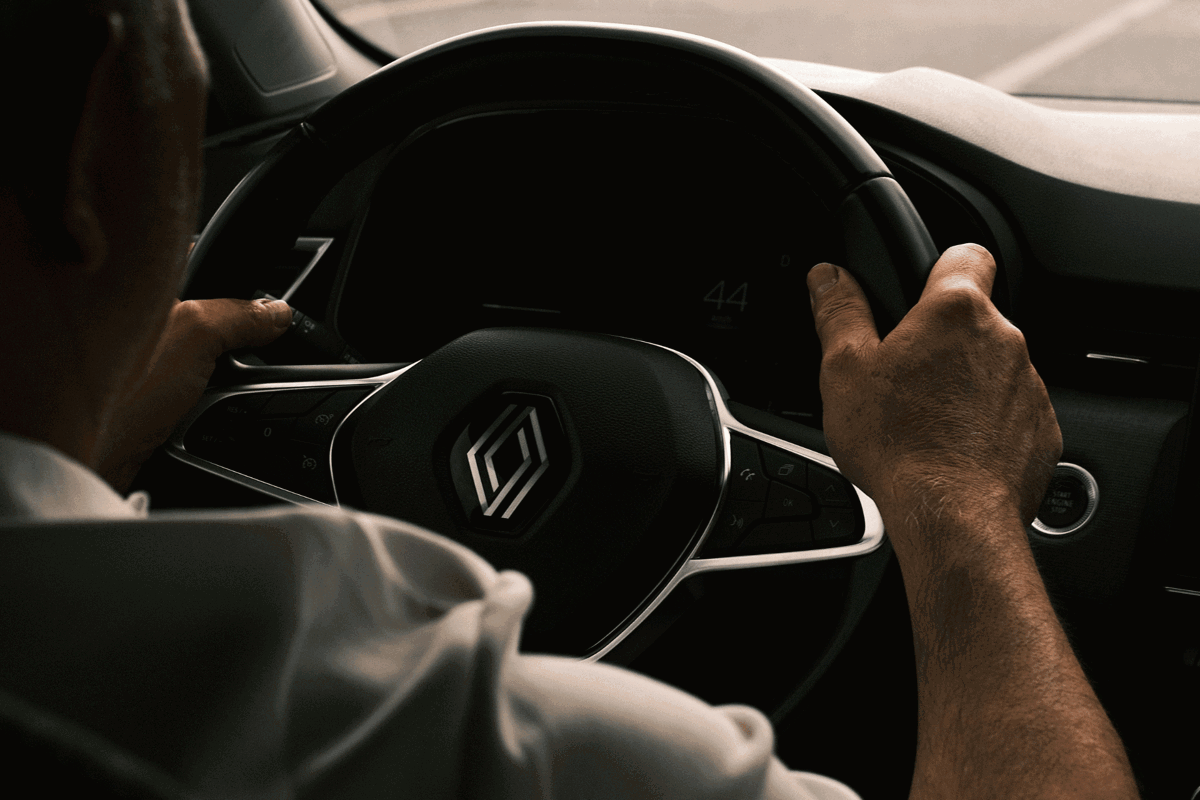 Renault steering wheel
